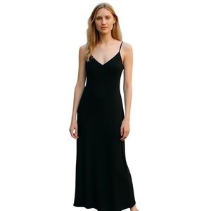 2/$30 Nordstrom Branded Black Dress Under Dress Lining size XS NWT